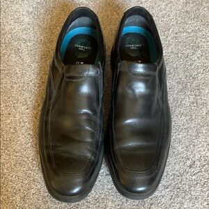 Nunn Bush Black Leather Loafers Slip-On Dress Shoes